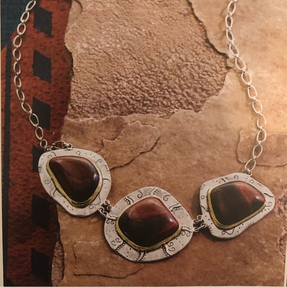 Silpada Jewelry - Stunning Silpada Sterling Silver and Tiger’s Eye Necklace N3346
